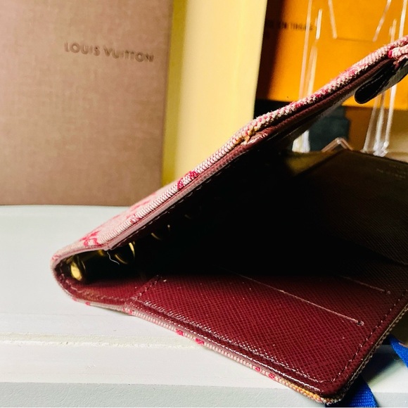 LOUIS VUITTON Cherry Authentic Monogram Mini Agenda Cerise W/Box & Dust Bag - Picture 9 of 16